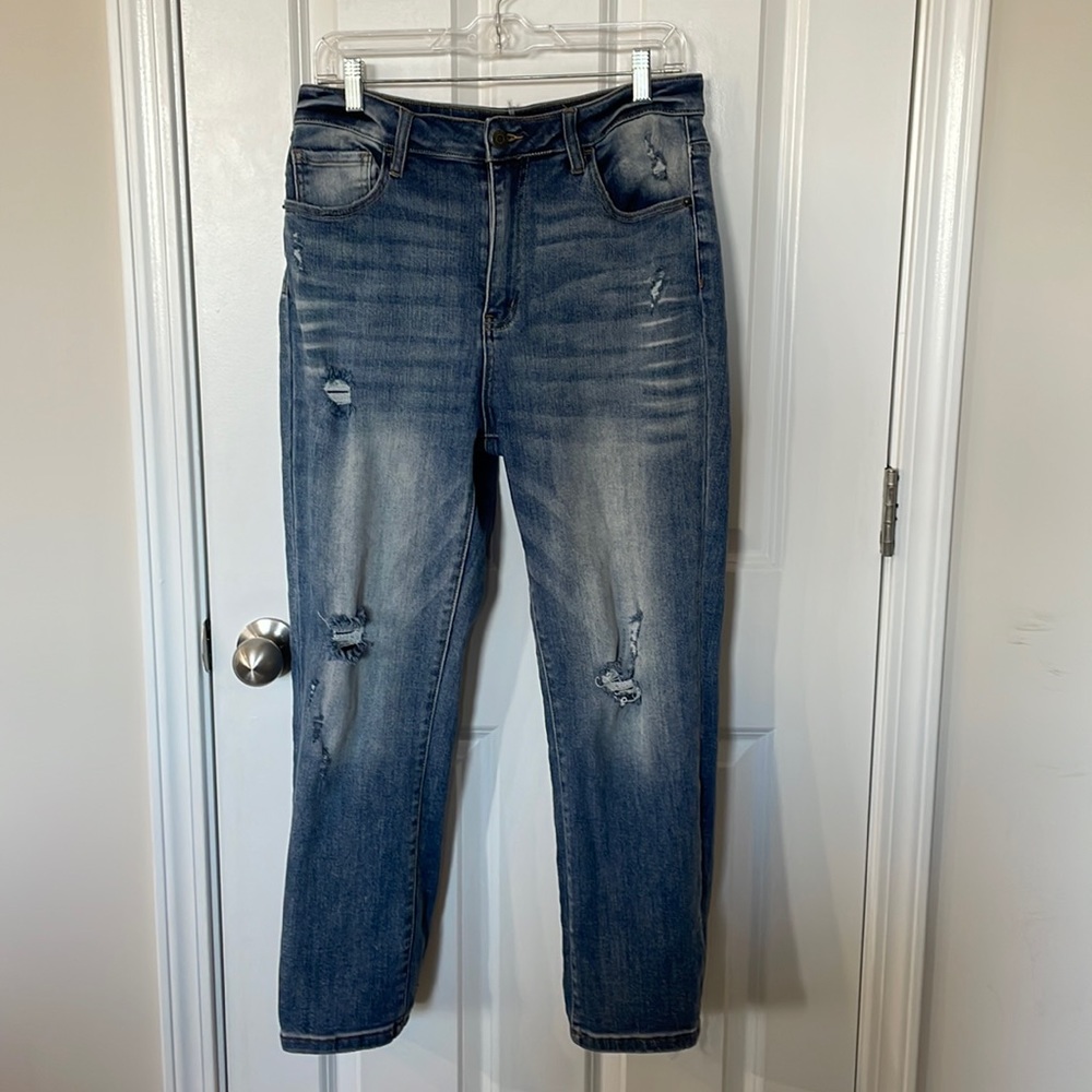 Risen Vintage Straight Leg Jeans Sz 30